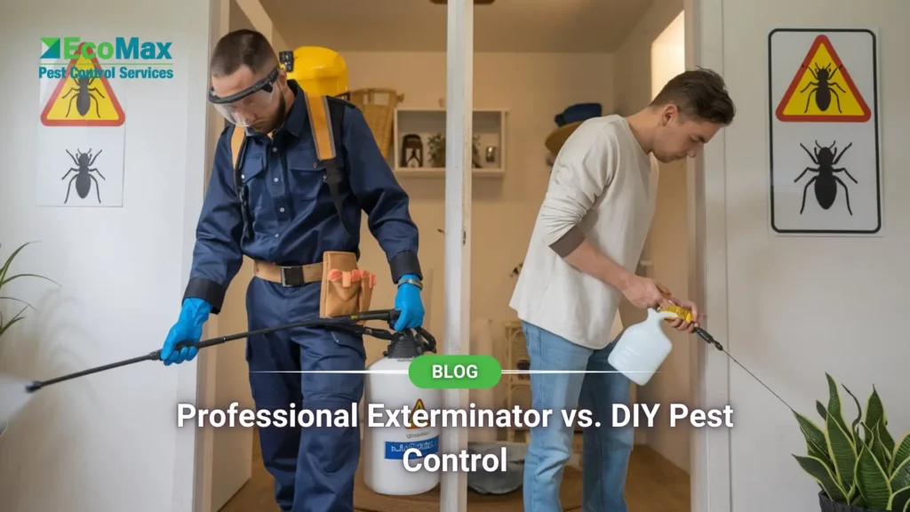 Professional Exterminator vs. DIY Pest Control